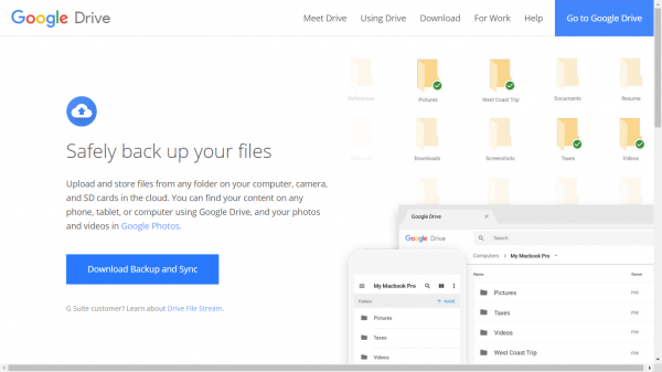 google drive download for mac